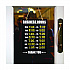Business Hours Indoor/Outdoor Hanging Chalkboard, 10 x 0.38 x 20.75, Black/White (EGPHD0311AS)