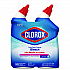 Disinfecting Toilet Bowl Cleaner with Bleach, Rain Clean Scent, 24 oz Bottle, 2/Pack (30924)