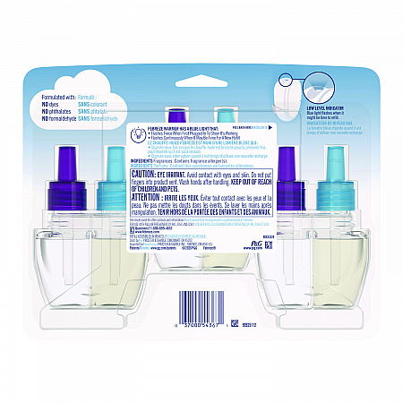 PLUG Air Freshener Refills, Mediterranean Lavender, 0.87 oz, 3/Pack (54367)