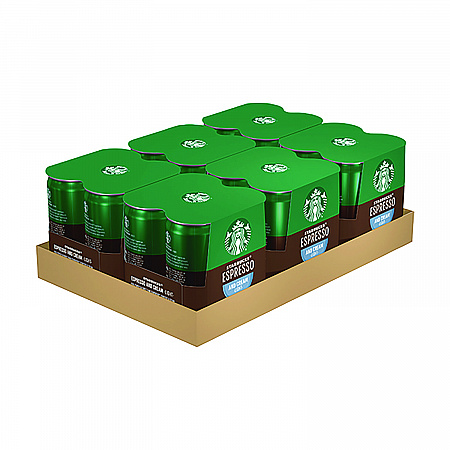Cold Brew Coffee, Doubleshot Espresso and Cream Light, 6.5 oz Can, 24/Carton (PEP04517)