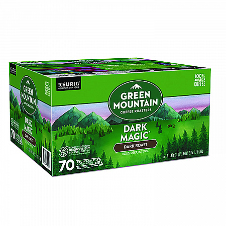 Dark Magic Extra Bold Coffee K-Cups, Regular, 70/Box (5000373740)