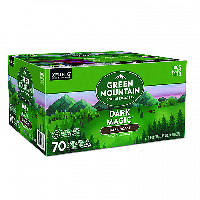 Dark Magic Extra Bold Coffee K-Cups, Regular, 70/Box (5000373740)