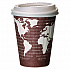 World Art Renewable and Compostable Insulated Hot Cups, 8 oz, Paper, Brown/White, 40/Pack, 20 Packs/Carton (EPBNHC8WD)