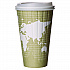 World Art Renewable and Compostable Insulated Hot Cups, 16 oz, Paper, Brown/White, 40/Pack, 15 Packs/Carton (EPBNHC16WD)