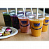 BlueStripe Recycled Content Cold Cup Flat Lids, Fits 9 oz to 24 oz Cold Cups, Plastic, Clear, 100/Pack, 10 Packs/Carton (EPCRFL)