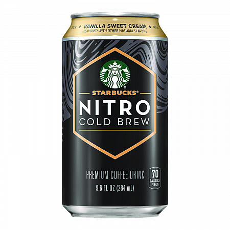 Nitro Cold Brew Coffee, Vanilla Sweet Cream, 9.6 oz Can, 12/Carton (PEP19290)