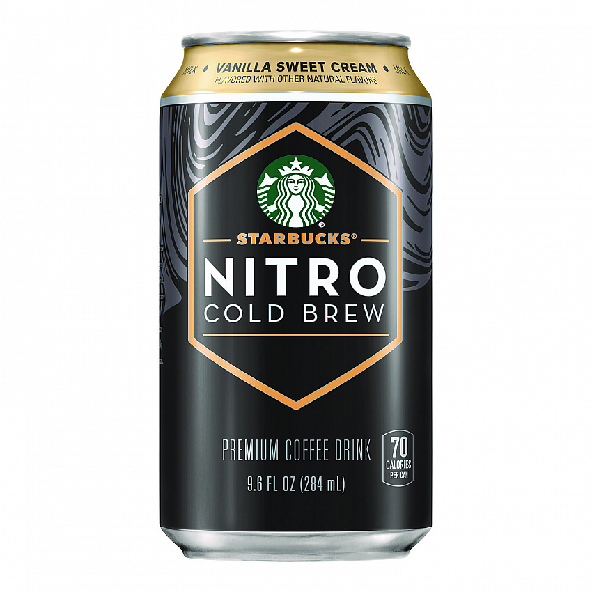 Nitro Cold Brew Coffee, Vanilla Sweet Cream, 9.6 oz Can, 12/Carton (PEP19290)