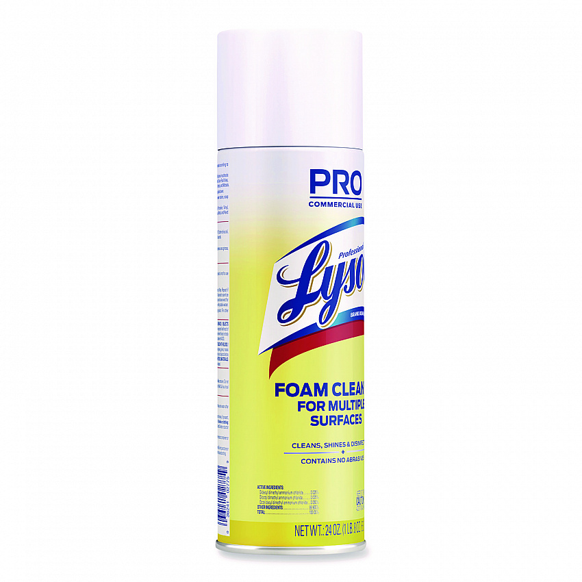 Disinfectant Foam Cleaner, Fresh Scent, 24 oz Aerosol Spray (02775)