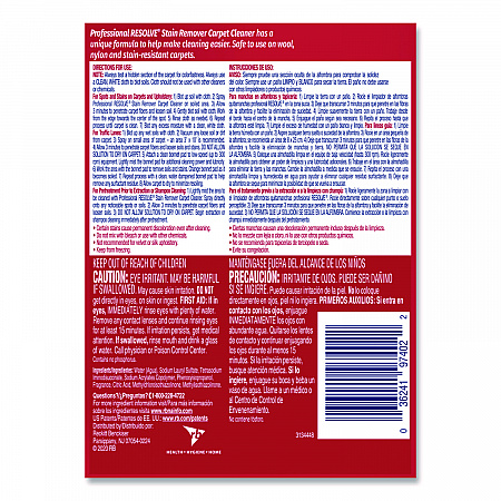 Spot and Stain Carpet Cleaner, Unscented, 32 oz Trigger Spray Bottle (97402EA)