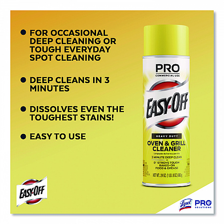 Oven and Grill Cleaner, 24 oz Aerosol  Spray, 6/Carton (85261)