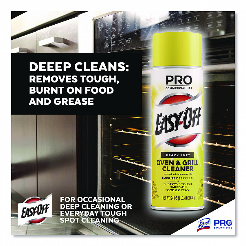 Oven and Grill Cleaner, 24 oz Aerosol  Spray, 6/Carton (85261)