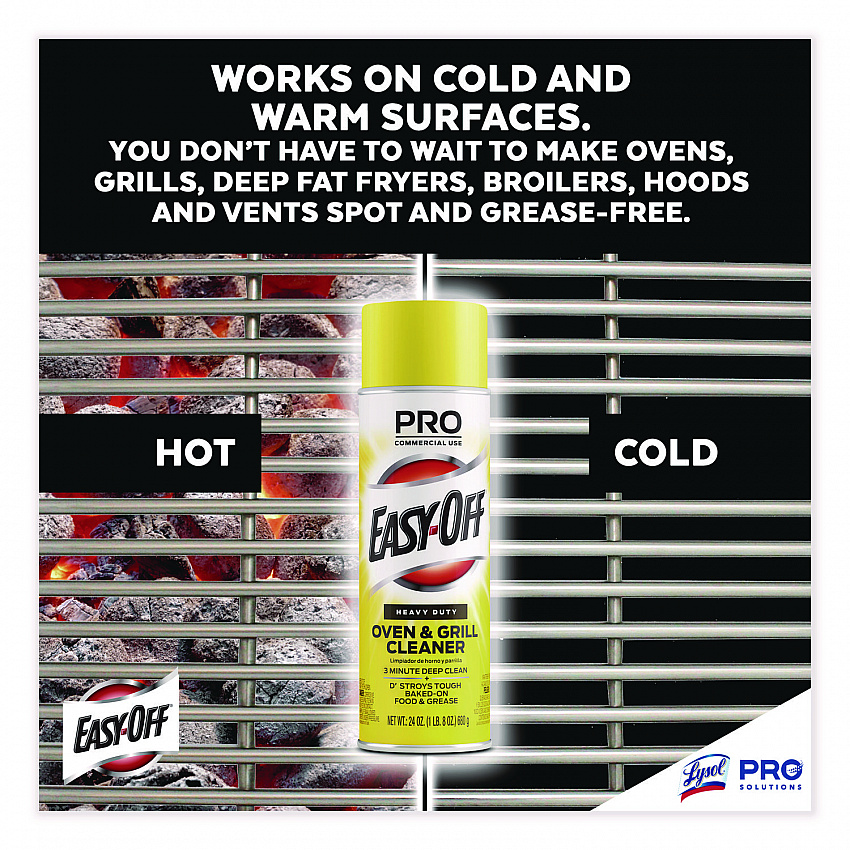Oven and Grill Cleaner, 24 oz Aerosol  Spray, 6/Carton (85261)