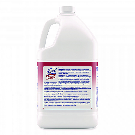 No Rinse Sanitizer Concentrate, Unscented, 1 gal Bottle, 4/Carton (74389)