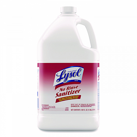 No Rinse Sanitizer Concentrate, Unscented, 1 gal Bottle, 4/Carton (74389)
