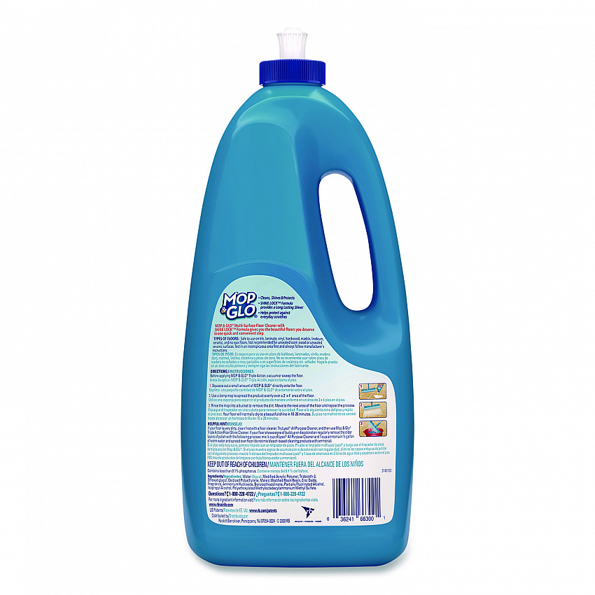 Ready to Use Multi-Surface Floor Cleaner, Fresh Citrus Scent, 64 oz Bottle, 6/Carton (74297CT)
