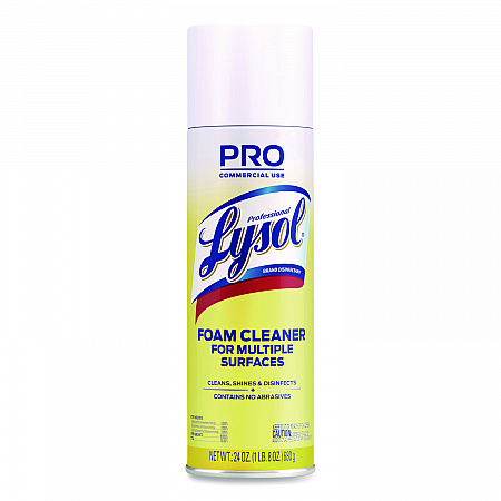 Disinfectant Foam Cleaner, Fresh Scent, 24 oz Aerosol Spray, 12/Carton (02775CT)