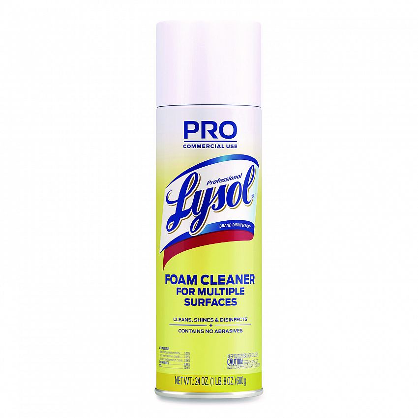 Disinfectant Foam Cleaner, Fresh Scent, 24 oz Aerosol Spray, 12/Carton (02775CT)