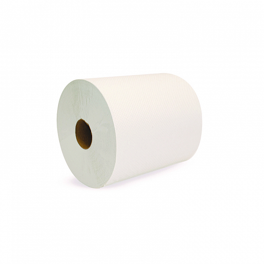 Boardwalk Green Universal Roll Towels, 1-Ply, 8" x 800 ft, Natural White, 6 Rolls/Carton (17GREEN)