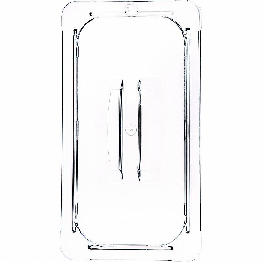 StorPlus Polycarbonate Handled Universal Lid, 7 x 12.5 x 0.88, Clear, Plastic (10270U07)