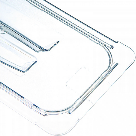 StorPlus Polycarbonate Handled Universal Lid, 7 x 12.5 x 0.88, Clear, Plastic (10270U07)