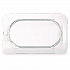 StorPlus Polycarbonate Flat Universal Lid, 4.31 x 6.88 x 0.44, Clear, Plastic (10336U07)
