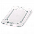 StorPlus Polycarbonate Flat Universal Lid, 4.31 x 6.88 x 0.44, Clear, Plastic (10336U07)