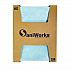 Deluxe Foodservice Wiper, 1-Ply, 13 x 21, Blue, 150/Carton (NF310QCBA)