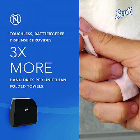 Slimroll Manual Towel Dispenser, 12.65 x 13.02 x 7.18, Black (47092)