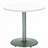 Pedestal Table with Four Navy Kool Series Chairs, Round, 36