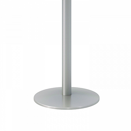 Pedestal Bistro Table with Four Yellow Kool Series Barstools, Round, 36