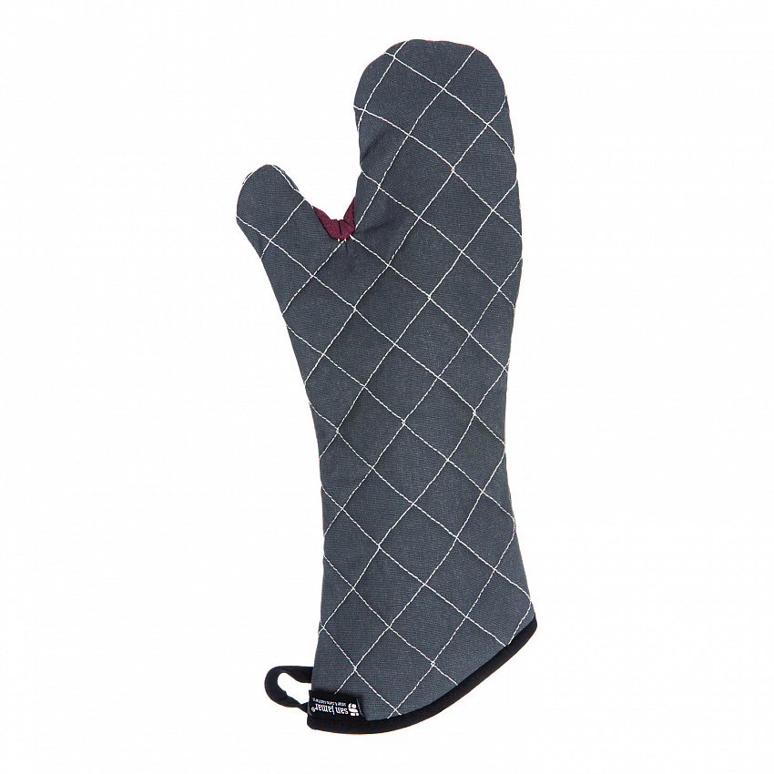 Bestguard Oven Mitt, 17", WebGuard Plus Fabric, Black, Pair (800FG17BK)