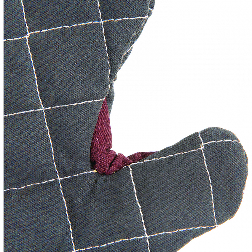 Bestguard Oven Mitt, 17", WebGuard Plus Fabric, Black, Pair (800FG17BK)