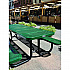 Expanded Steel Picnic Table, Rectangular, 96 x 62 x 29.5, Green Top, Green Base/Legs (277153GN)
