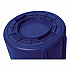 Brute Container, 10 gal, Plastic, Blue (1779699CT)