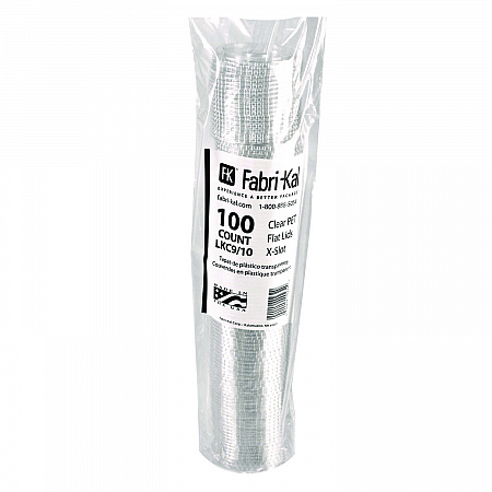 Kal-Clear/Nexclear Drink Cup Lids, X-Style Straw Slot/Flavor Buttons, Fits 9 oz to 10 oz Cold Cups, Plastic, Clear, 2,500/CT (LKC910)