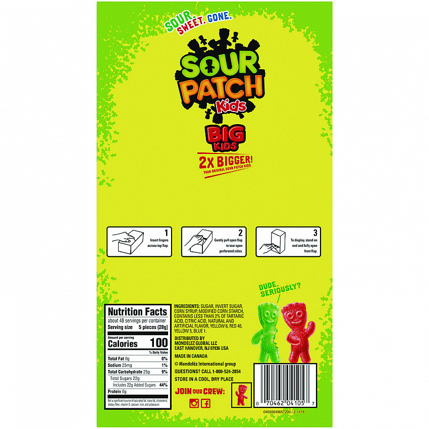 Fruit Flavored Candy, Grab-and-Go, 240 Pieces/Box (43147)