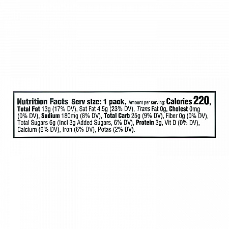 Ritz Bits, Cheese, 1.5 oz Packs, 60/Carton (06834)