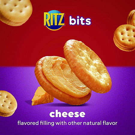 Ritz Bits, Cheese, 1.5 oz Packs, 60/Carton (06834)