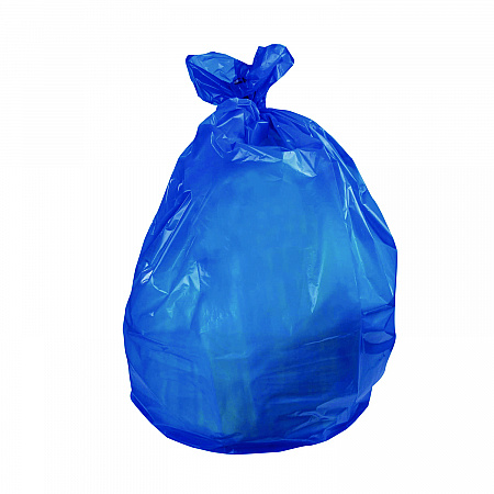 Linear Low-Density Can Liners for Recyclable Waste, 45 gal, 1.3 mil, 40
