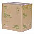 GreenStripe Renewable and Compostable Hot Cups, 8 oz, Paper, White/Green, 50/Pack, 20 Packs/Carton (EPBHC8GS)