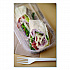 Renewable and Compostable Clear Clamshell Hinged Food Containers, 9 x 6 x 3, Plastic, 80/Pack, 3 Packs/Carton (EPLC96)