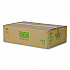 Renewable and Compostable Clear Clamshell Hinged Food Containers, 9 x 6 x 3, Plastic, 80/Pack, 3 Packs/Carton (EPLC96)