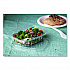 Renewable and Compostable Rectangular Deli Containers with Lid, 8 oz, 3 x 4.83 x 1.5, Clear, Plastic, 50/Pack, 4 Packs/Carton (EPRC8)