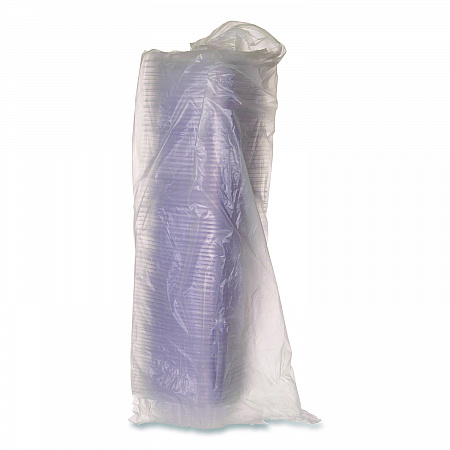 Renewable and Compostable Rectangular Deli Containers with Lid, 8 oz, 3 x 4.83 x 1.5, Clear, Plastic, 50/Pack, 4 Packs/Carton (EPRC8)