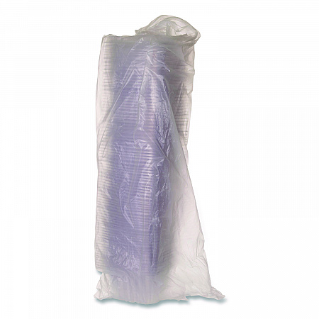 Renewable and Compostable Rectangular Deli Containers with Lid, 16 oz, 3 x 4 x 3, Clear, Plastic, 100/Pack, 3 Packs/Carton (EPRC16)