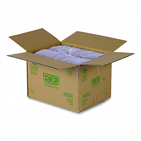Renewable and Compostable Rectangular Deli Containers with Lid, 24 oz, 4 x 5.5 x 2, Clear, Plastic, 50/Pack, 4 Packs/Carton (EPRC24)