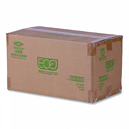 WorldView Renewable Molded Fiber Containers, 10 oz, 5.04 x 5.04 x 1.09, White, 800/Carton (EPSCS5)