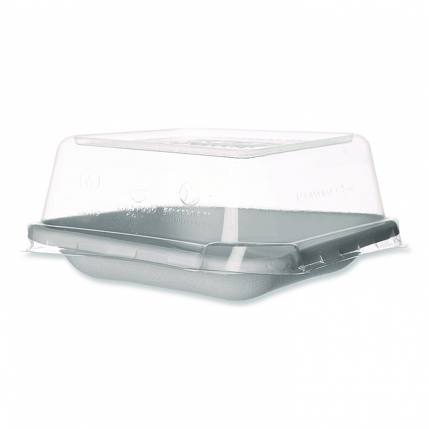 WorldView Renewable Molded Fiber Containers, 10 oz, 5.04 x 5.04 x 1.09, White, 800/Carton (EPSCS5)