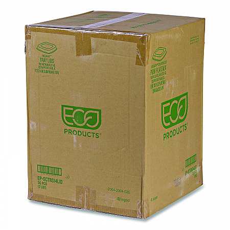 Vanguard Regalia Serving Tray Lids, 14.5 x 14.5 x 3.94, Clear, Plastic, 50/Carton (EPSCTRS14LID)