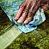 Hand Cleaner Towels, 1-Ply, 10 x 12, Citrus, Blue/White, 30/Canister, 6/Carton (42230CT)
